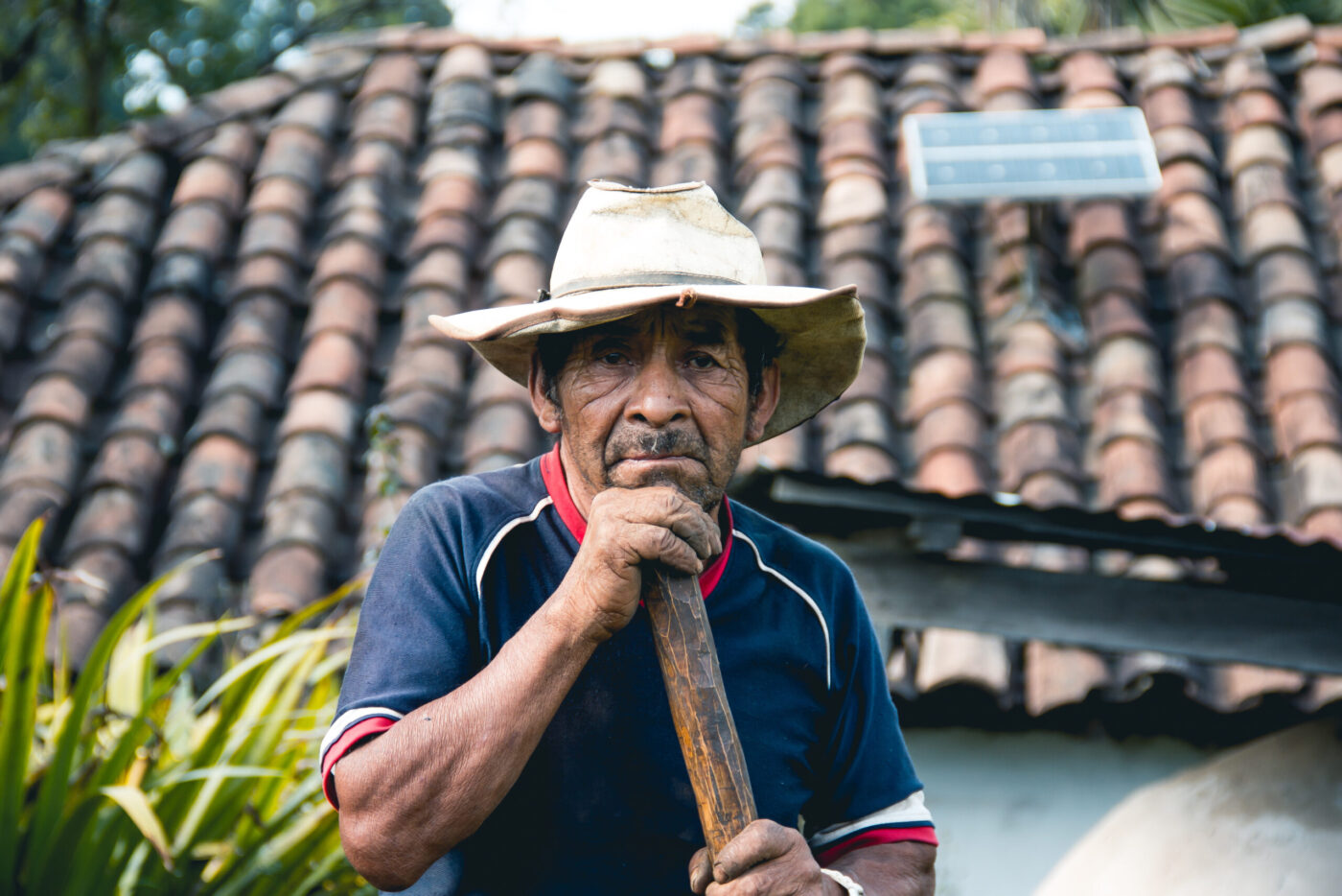 Farmer struggles with food security in Central America Dry Corridor