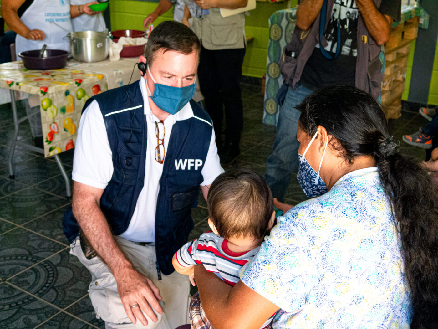 WFP USA President Barron Segar visits families in Central America