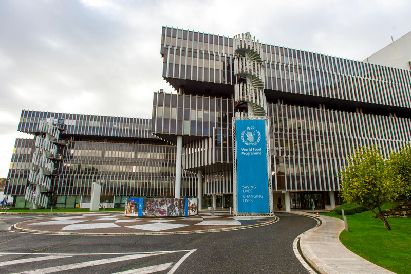 The U.N. World Food Programme headquarters in Rome, Italy