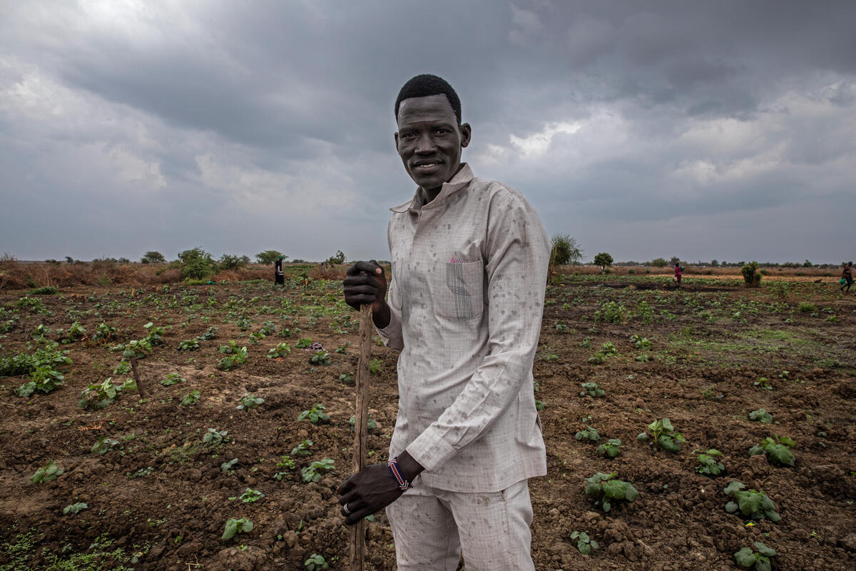 Фермер в Южном Судане