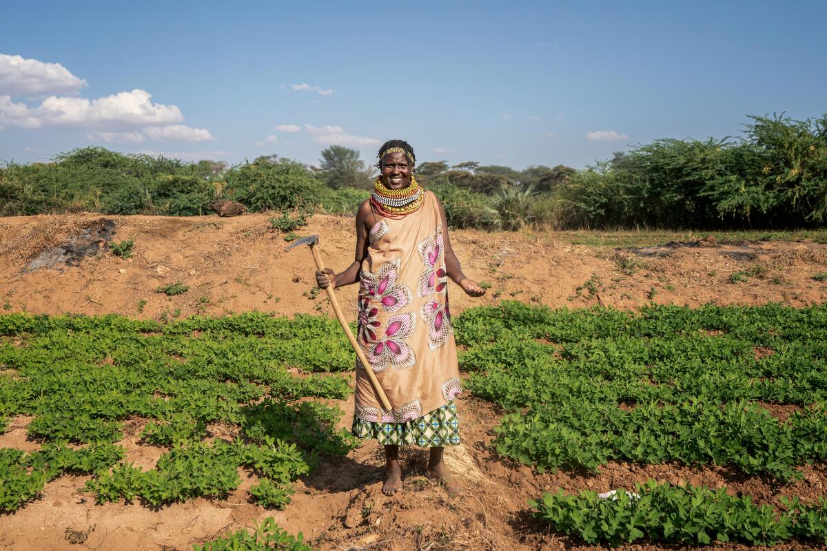 Farmer in Kenya