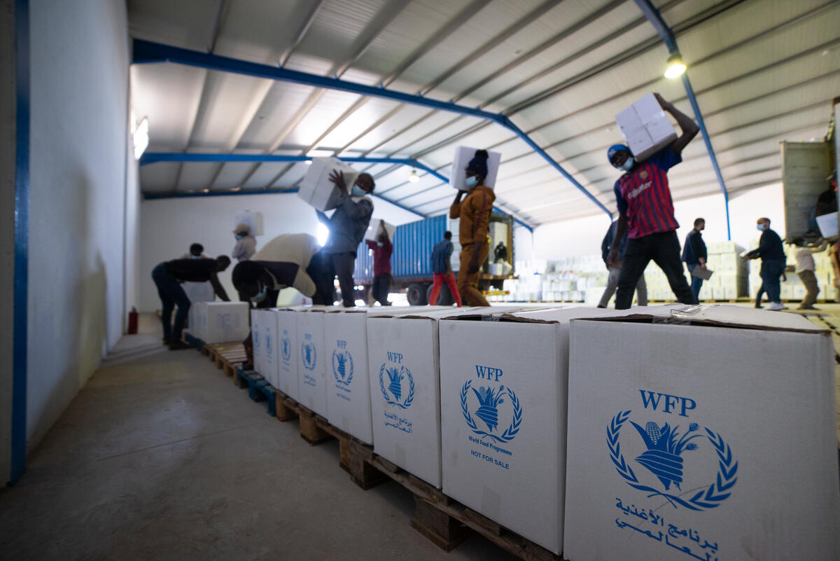 WFP warehouse in Libya