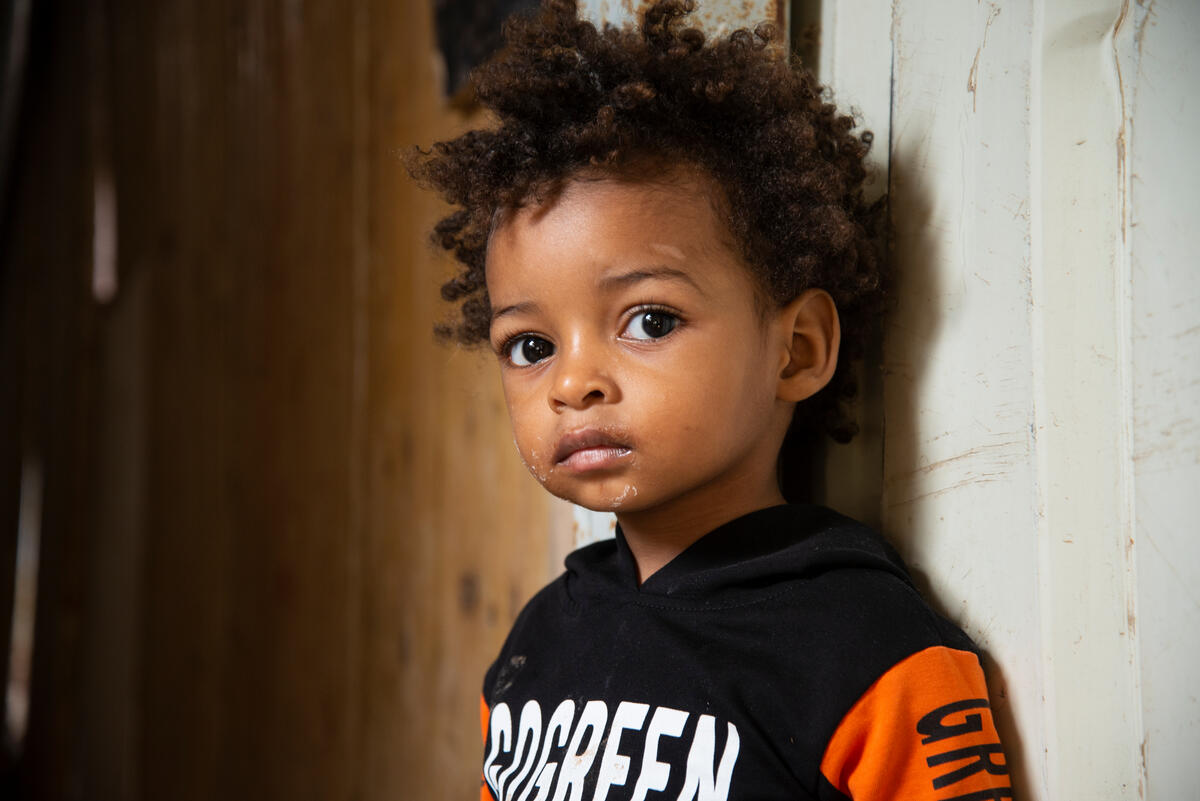 Young boy in Libya