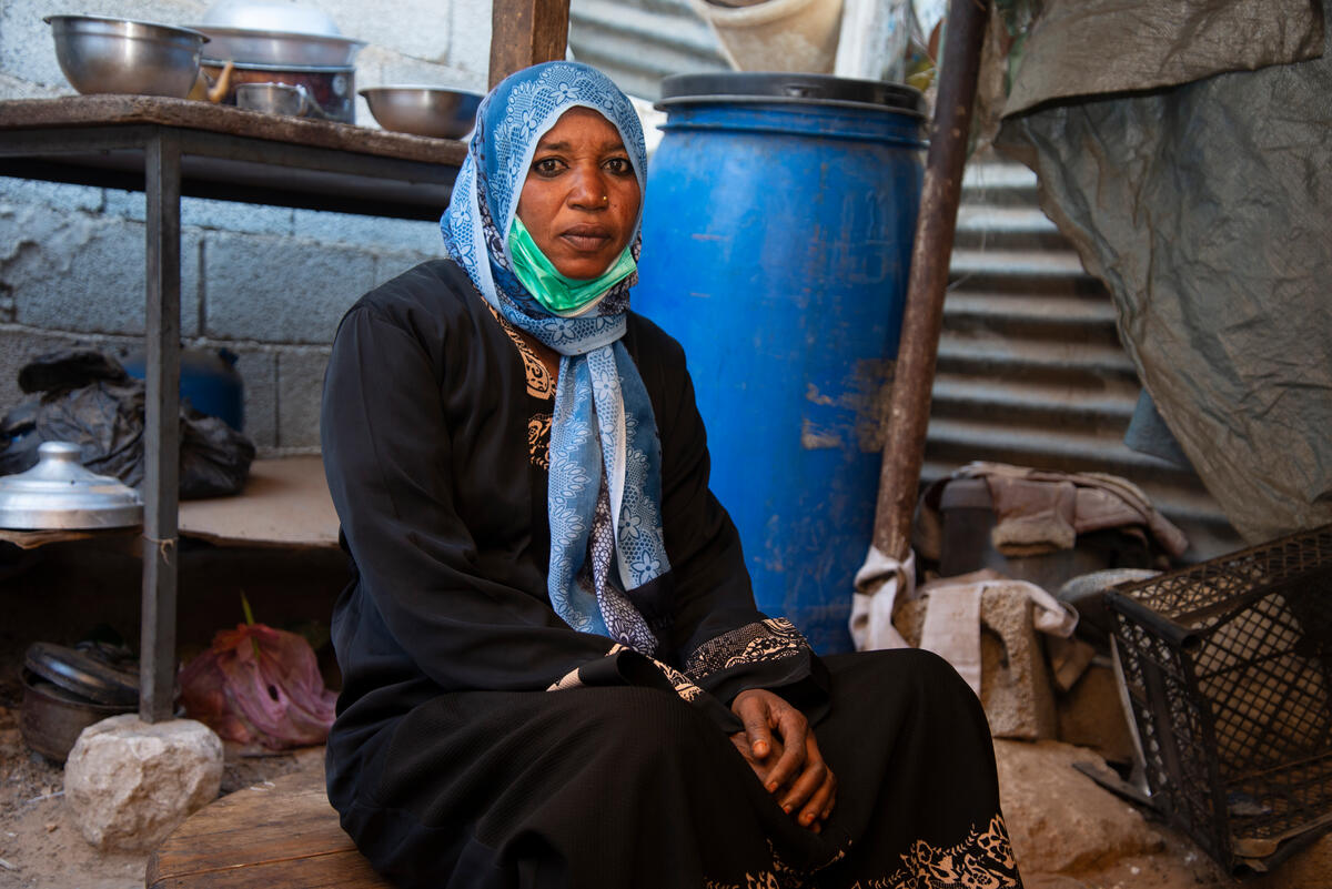 Woman in Libya supported by WFP