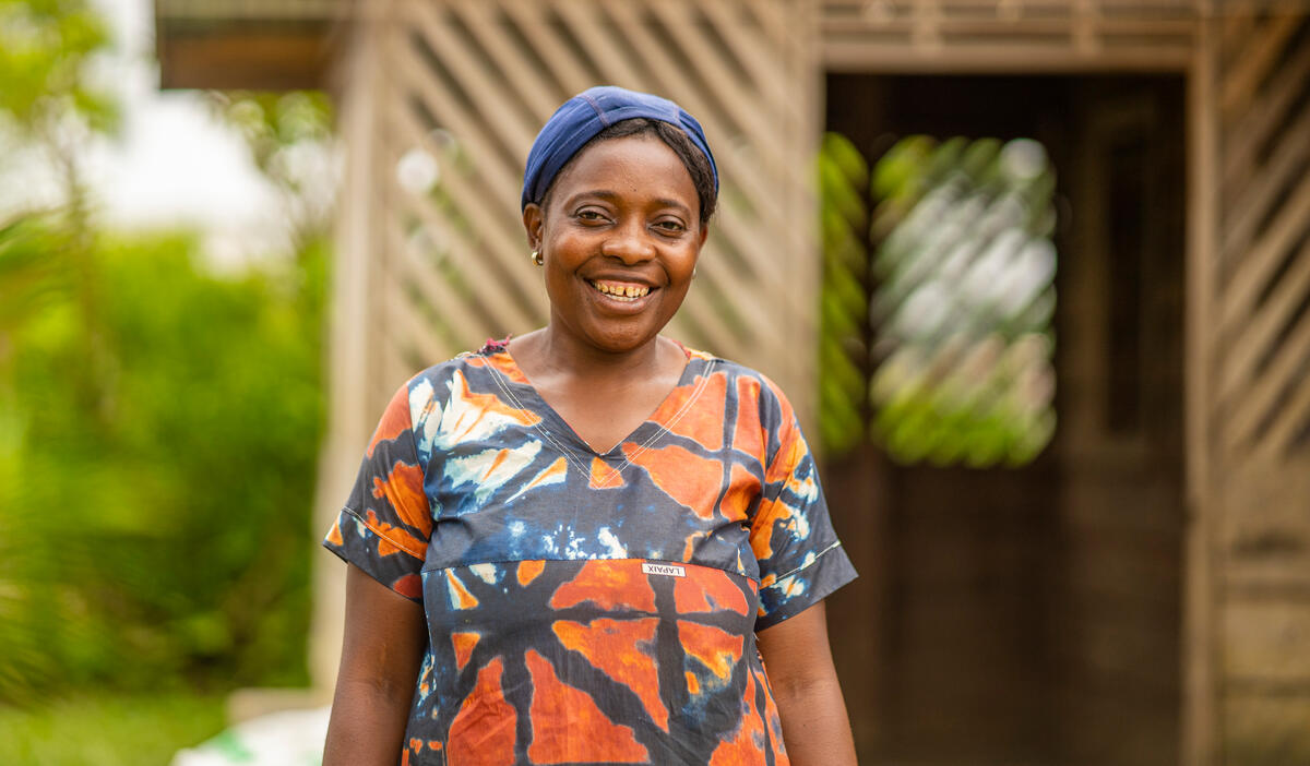 Brigitte runs a palm oil business in DRC.