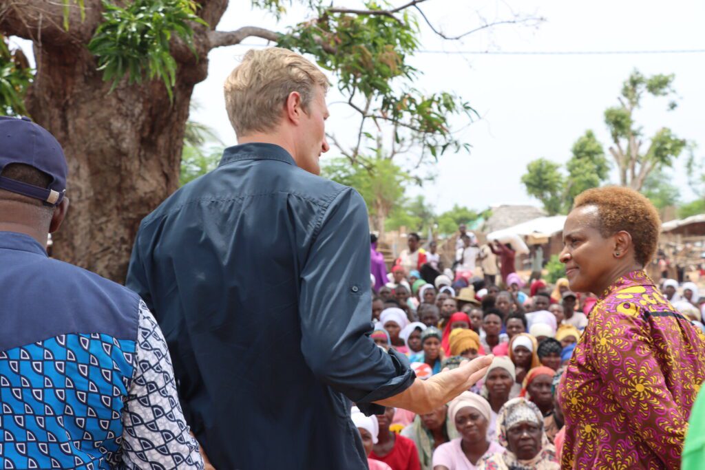 WFP staff in Mozambique