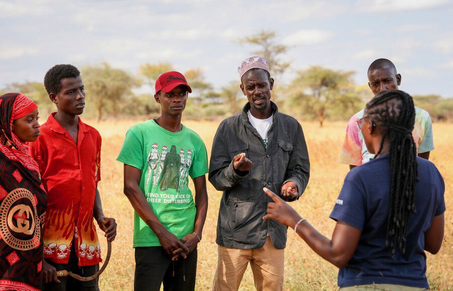 Agriculture training in Kenya