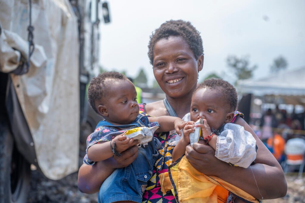Mother of eight in the DRC
